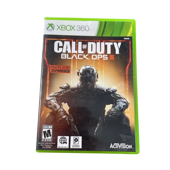 Call Of Duty Black Ops III Xbox 360 Multiplayer Zombies Only M-Rated Game Pre-Ow - Picture 1 of 6